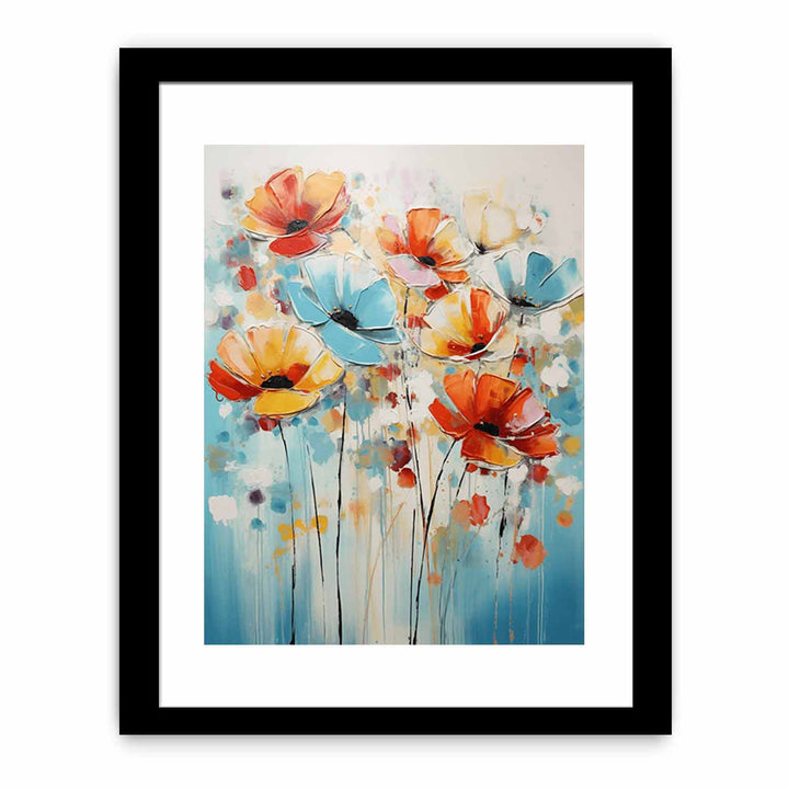 Colorful Flower Modern Art Painting