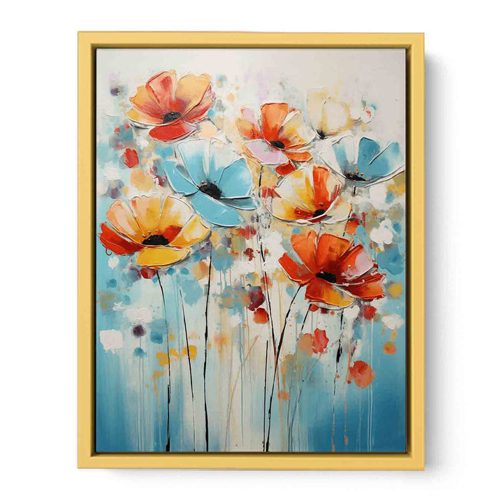 Colorful Flower Modern Art Painting