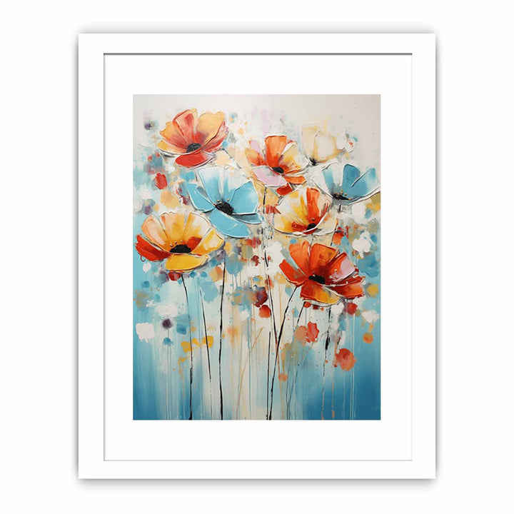 Colorful Flower Modern Art Painting