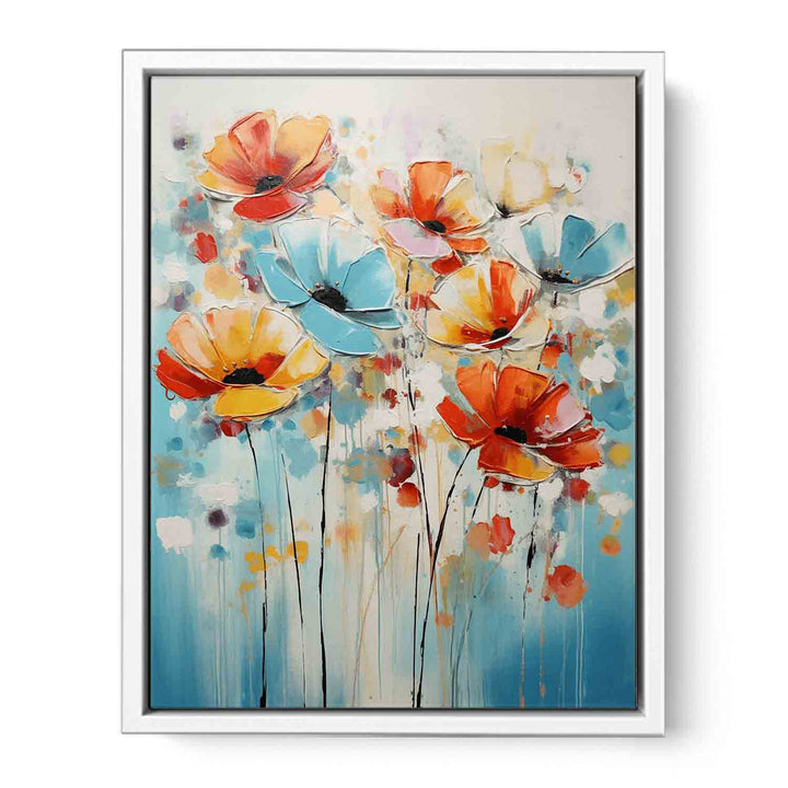 Colorful Flower Modern Art Painting