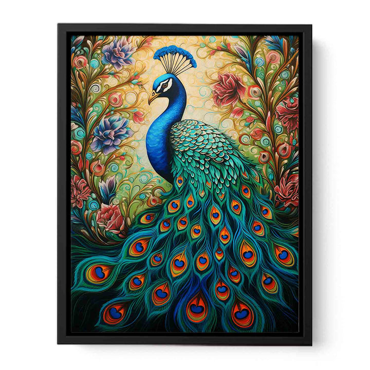 Peacock Modern Art Painting  