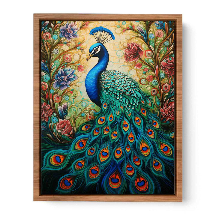 Peacock Modern Art Painting  