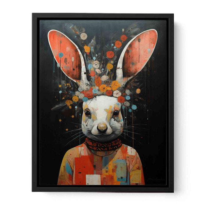 Rabbit Modern Art Painting  