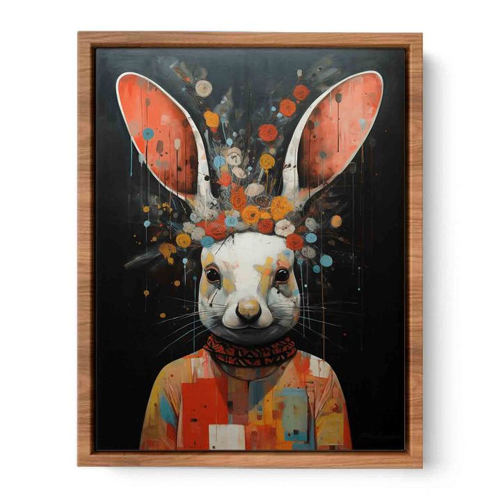 Rabbit Modern Art Painting  