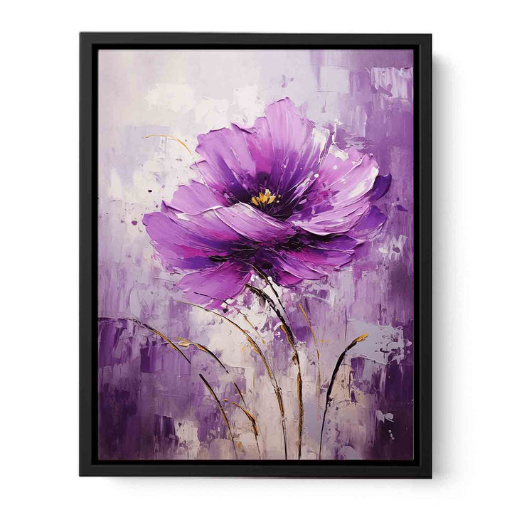 Purple Flower Modern Art  Painting