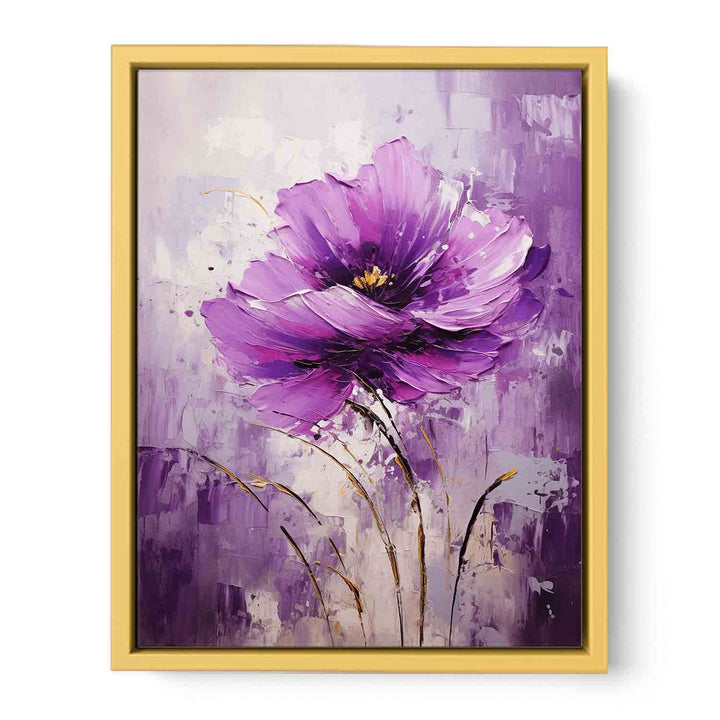 Purple Flower Modern Art  Painting