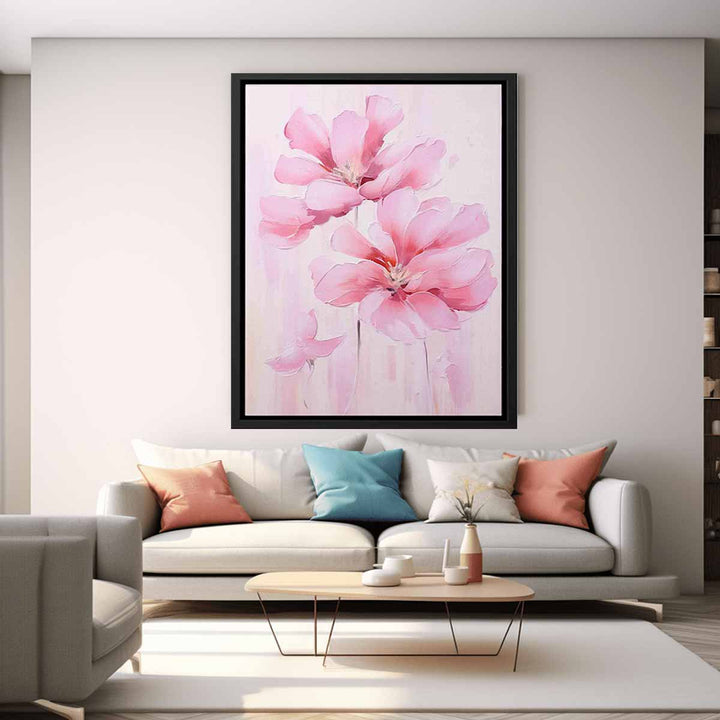 Pink Flower Modern Art  Painting  