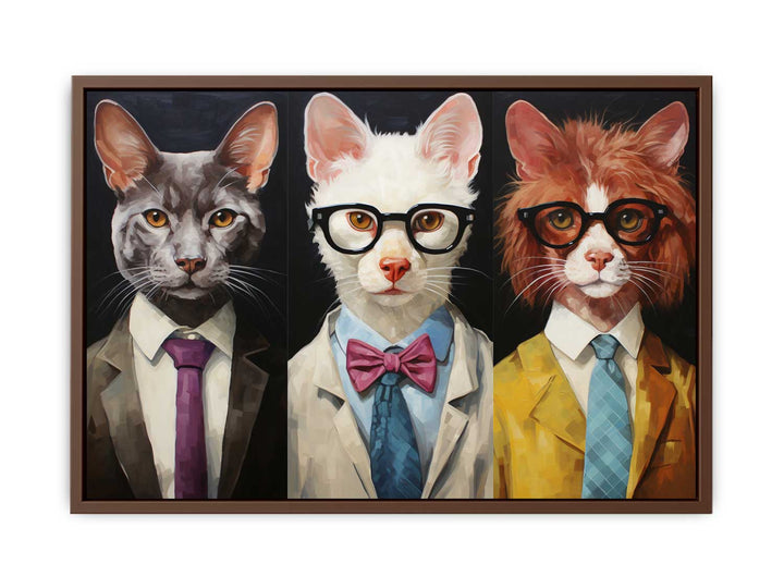Modern Animal Glasses Art Painting