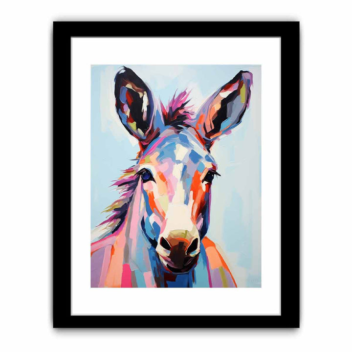 Modern Donkey Art Painting