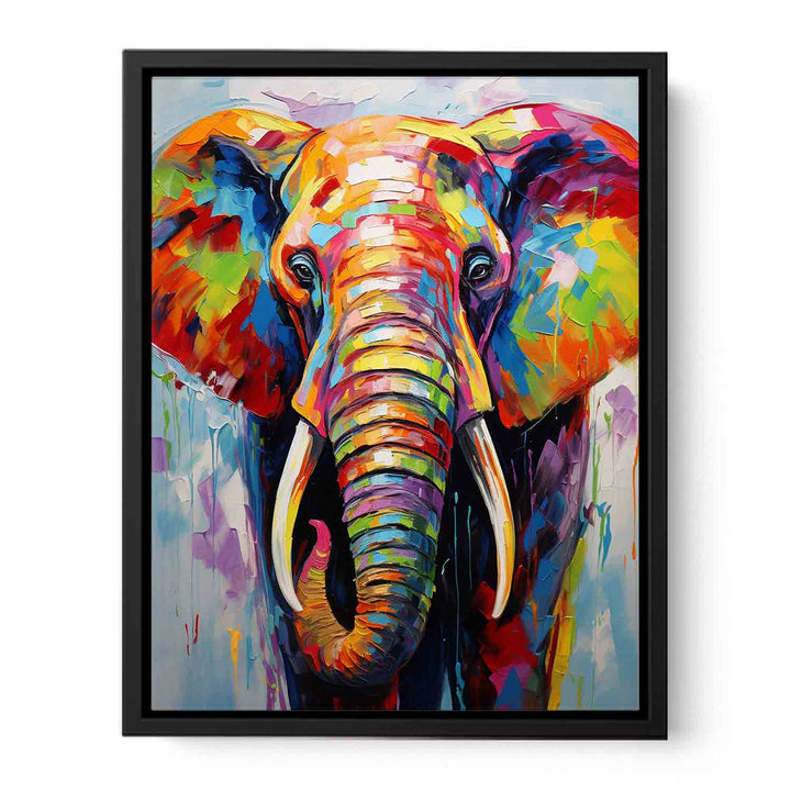 Modern Art Painting Elephant Teeth