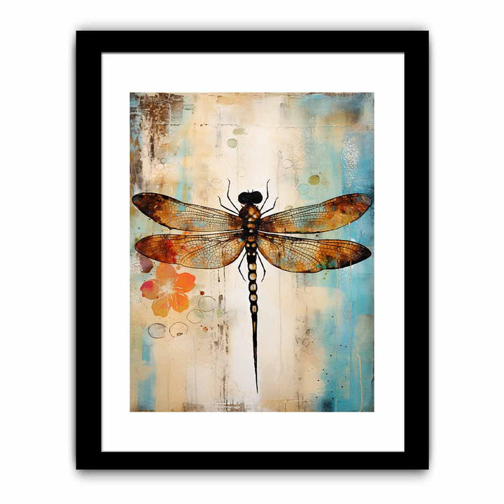 Modern Dragonfly Art Painting