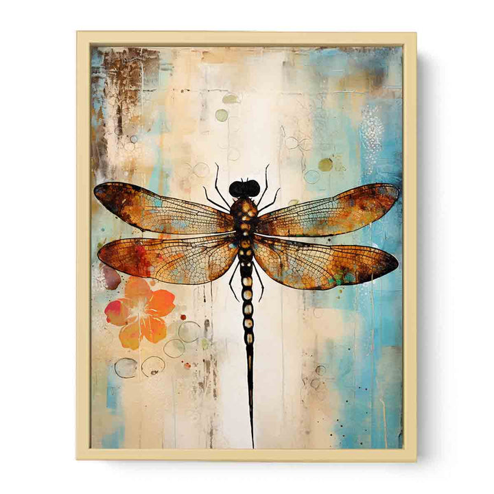 Modern Dragonfly Art Painting