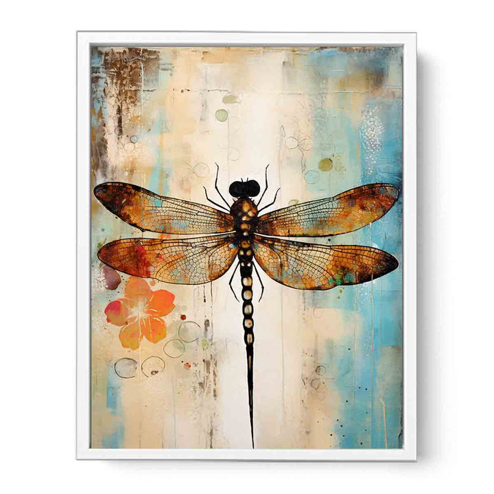 Modern Dragonfly Art Painting