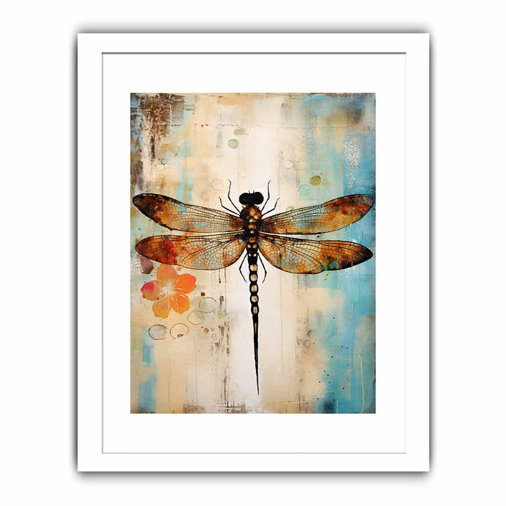 Modern Dragonfly Art Painting