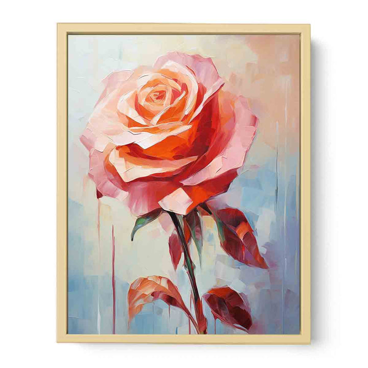 Modern Rose Art Painting