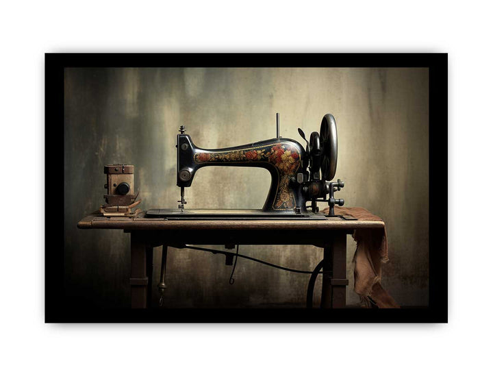 Cloth Machine Modern Art Painting