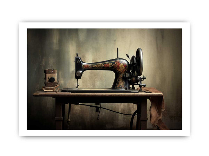 Cloth Machine Modern Art Painting