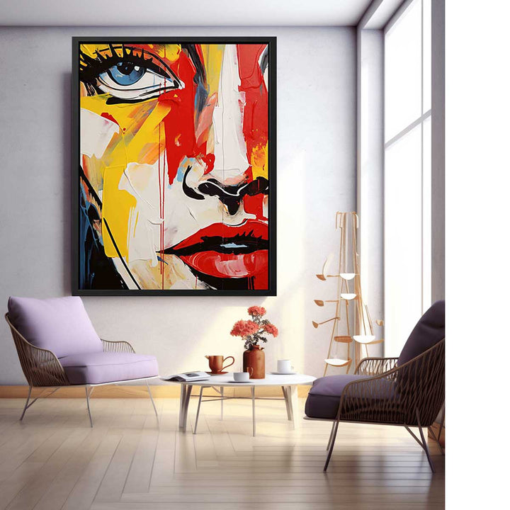 Modern Girl Art Painting