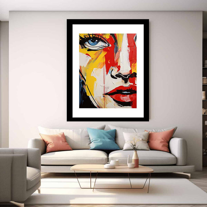 Modern Girl Art Painting