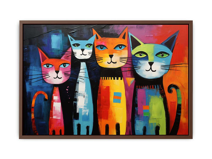 Cat Modern Art Painting