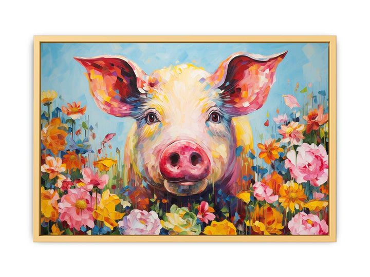 Pig Modern Art Painting