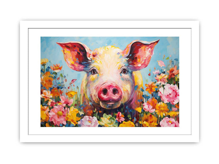 Pig Modern Art Painting