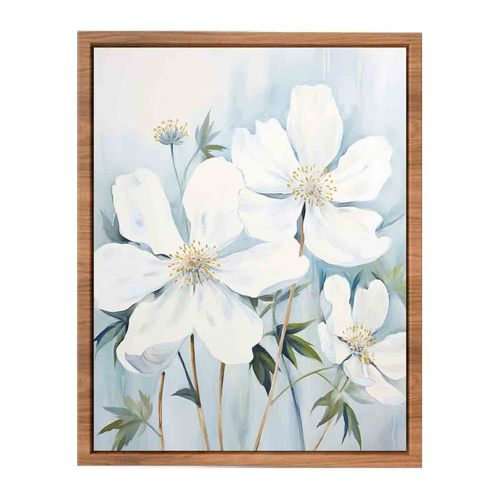 White Flower Painting  