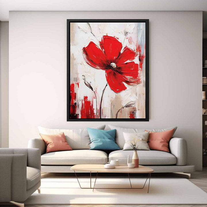 Flower Red Painting