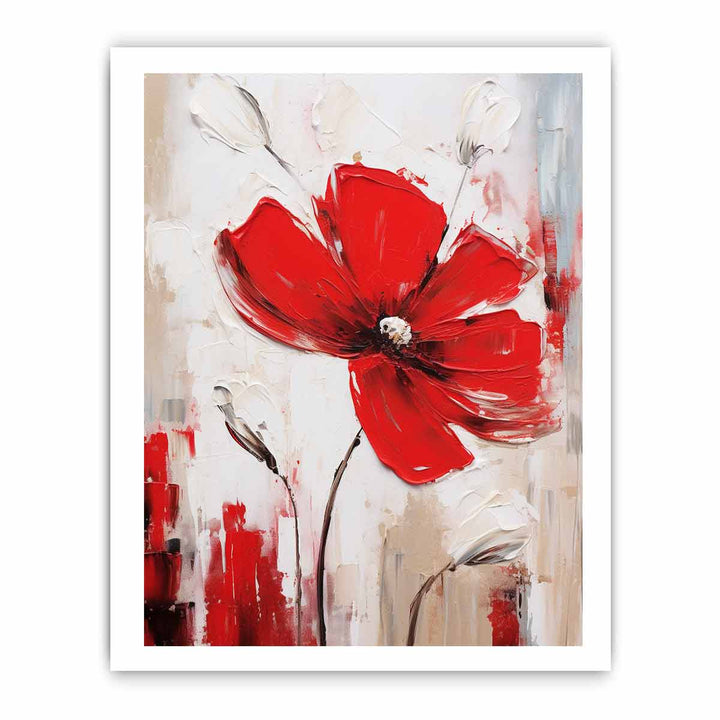 Flower Red Painting