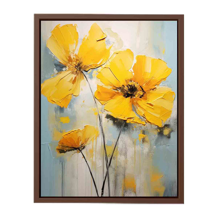 Flower Yellow Painting