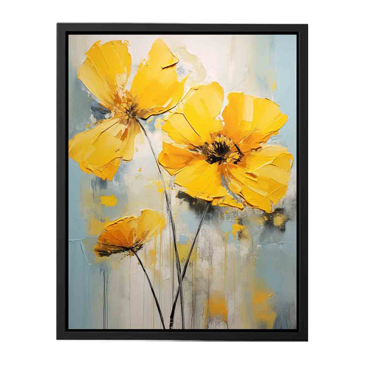 Flower Yellow Painting