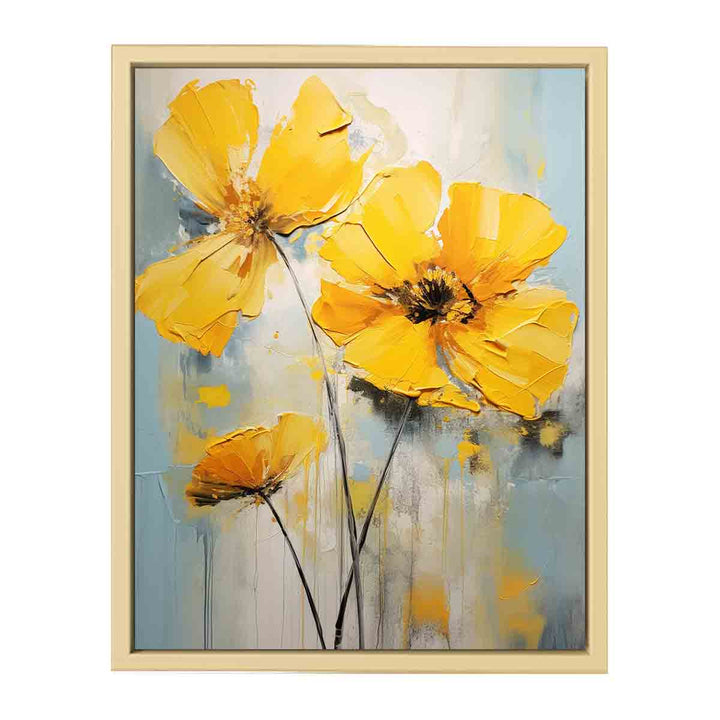 Flower Yellow Painting