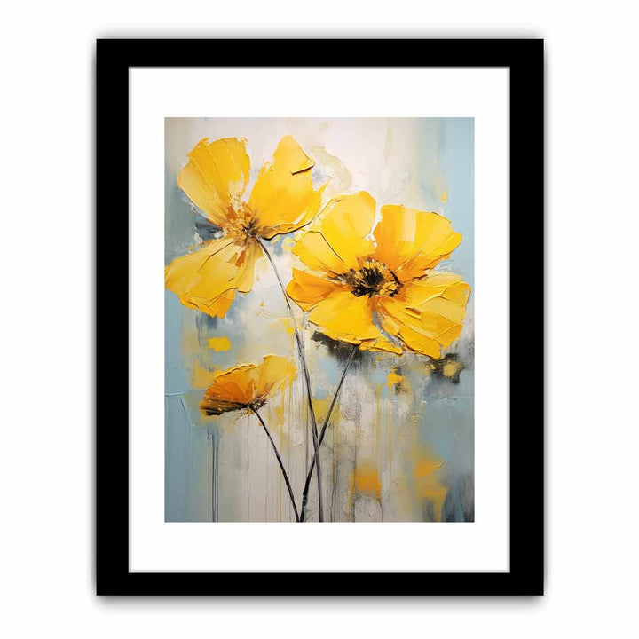 Flower Yellow Painting