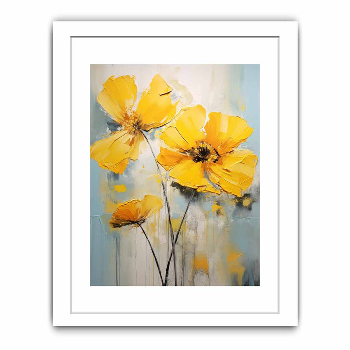 Flower Yellow Painting