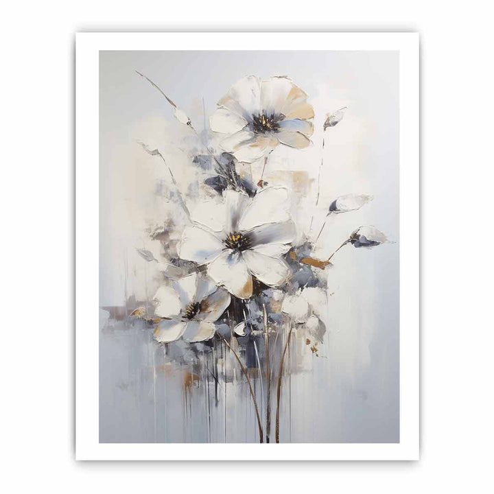 Flower Grey Painting