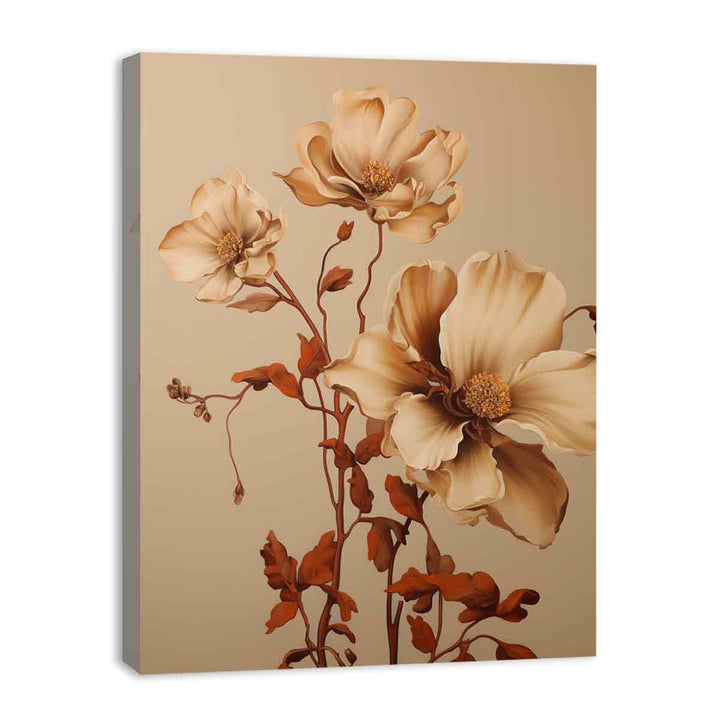 Brown Flower Painting  