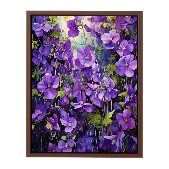 Flower Painting Purple