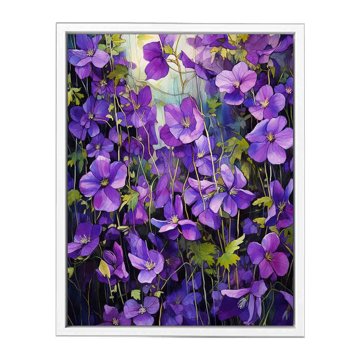 Flower Painting Purple