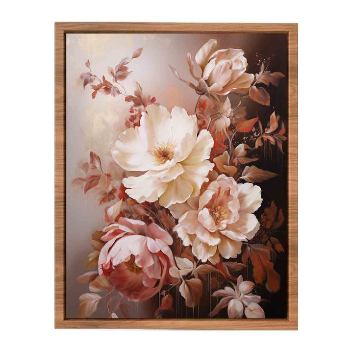 Flower Brown Art Painting  