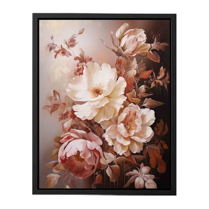 Flower Brown Art Painting  