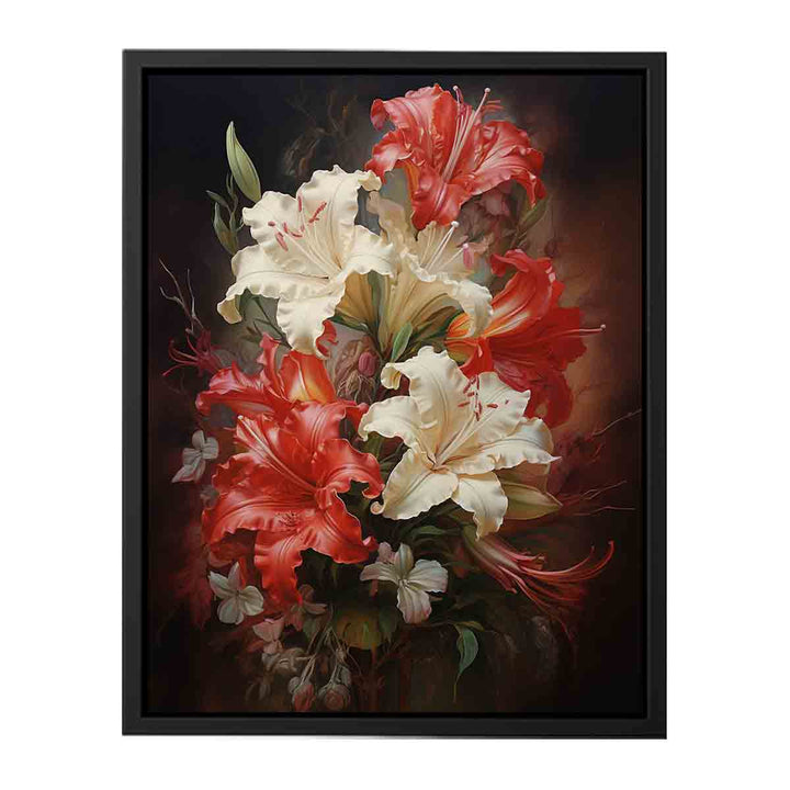 Flower Red  Art Painting  