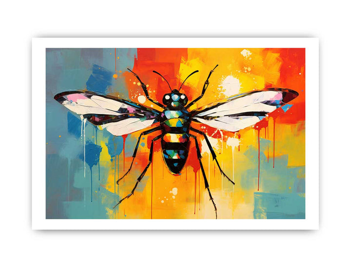 Fly Modern Art Painting