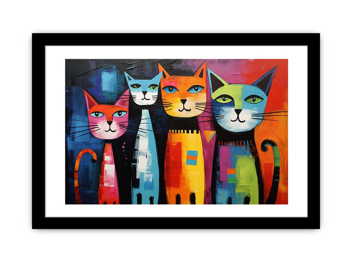 unique Cats Modern Art Painting