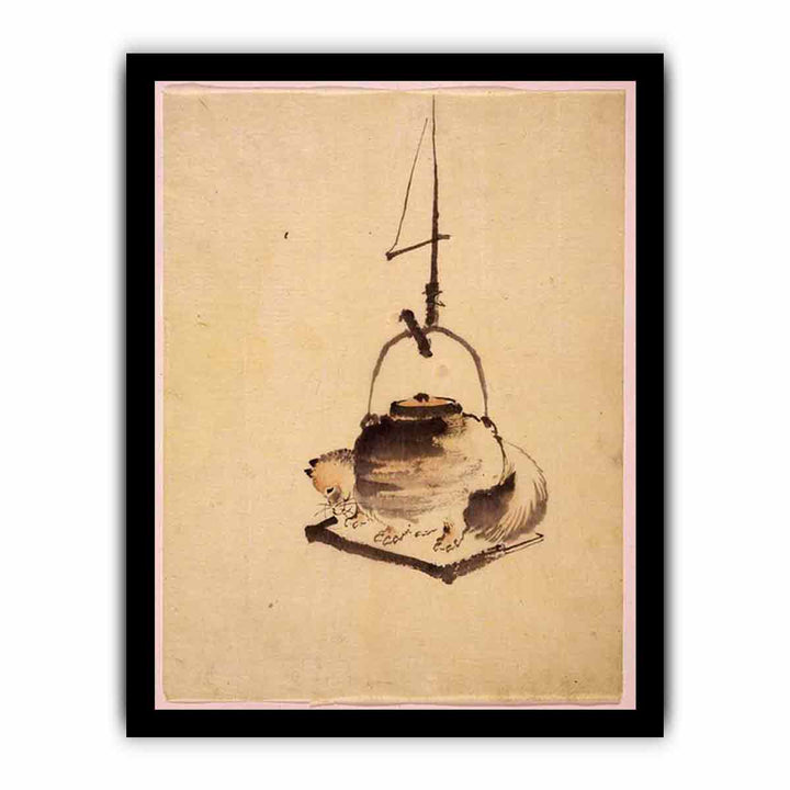 Hokusai tanuki tea kettle