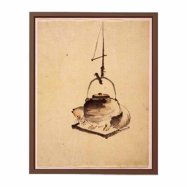 Hokusai tanuki tea kettle