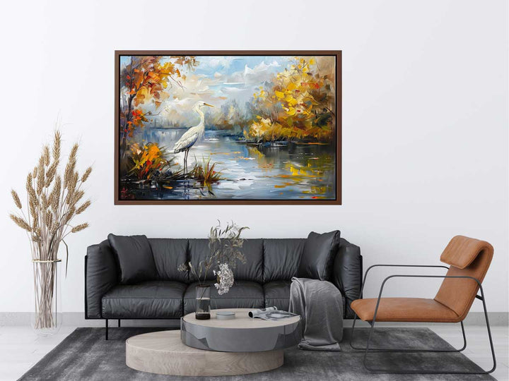 Bird  Landscape  Painting