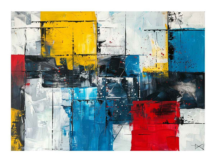 Modern Urban Abstract Painting