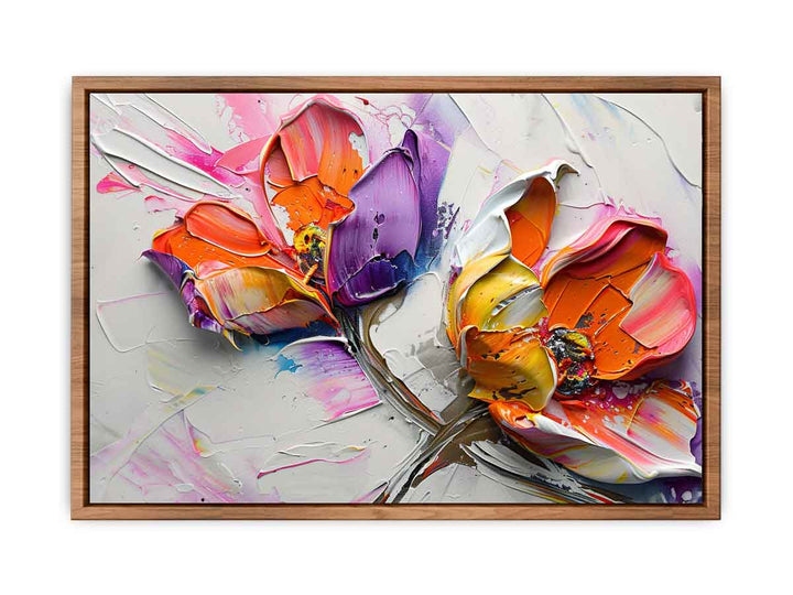 Abstract Flower Buds Painting