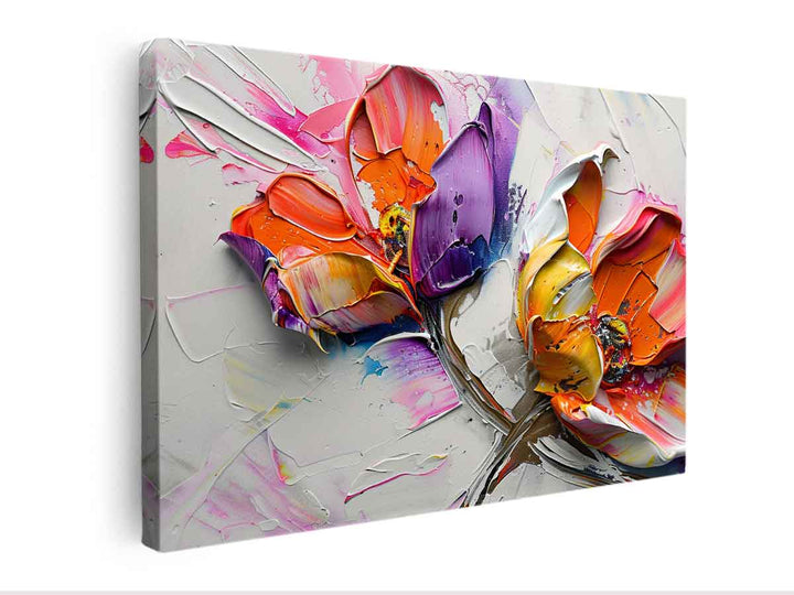 Abstract Flower Buds Painting