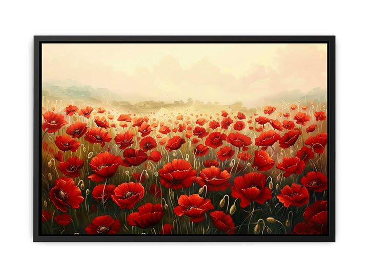 Poppy Field Painting